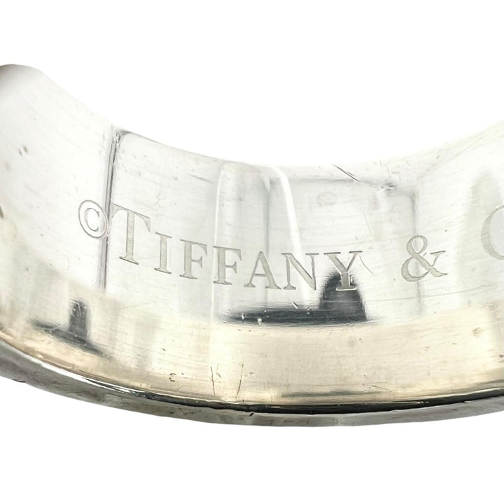 Great TIFFANY&Co. Ring 1837 Narrow black 925 Women