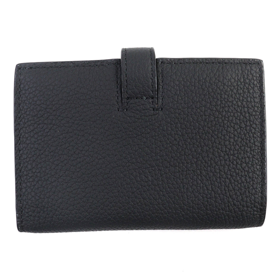Excellent DIOR Dior Normandie Card Case Logo Leather Card Holder black mens 2LLCH187KEN