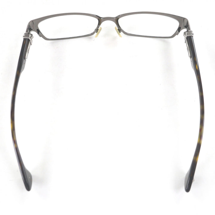 Great CHROME HEARTS Glasses DIXON YU-A CH cross Cancer metallic