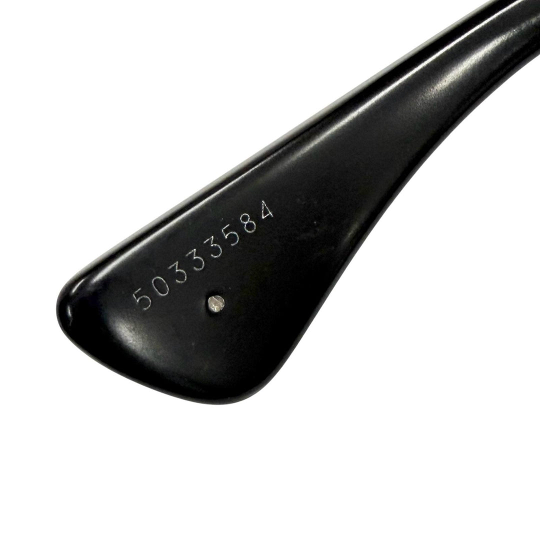 Great CHROME HEARTS Glasses DROOLIN BS Flare Horseshoe Folding black mens