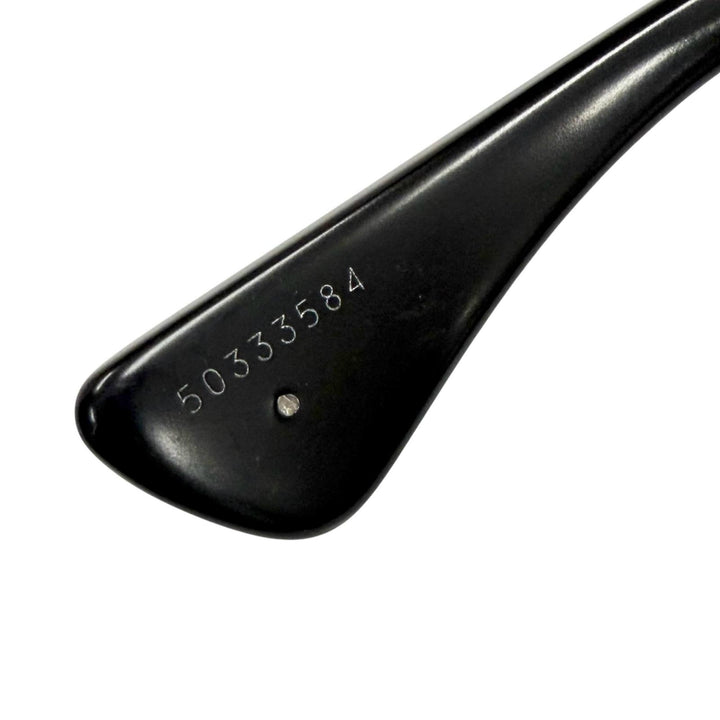 Great CHROME HEARTS Glasses DROOLIN BS Flare Horseshoe Folding black mens