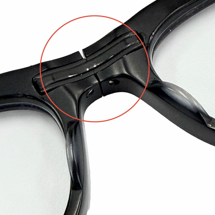 Great CHROME HEARTS Glasses DROOLIN BS Flare Horseshoe Folding black mens