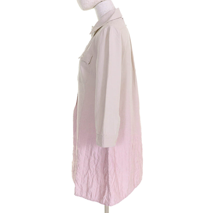 PRADA one piece Pink quilted mini dress Triangle patch design 40 P3N16