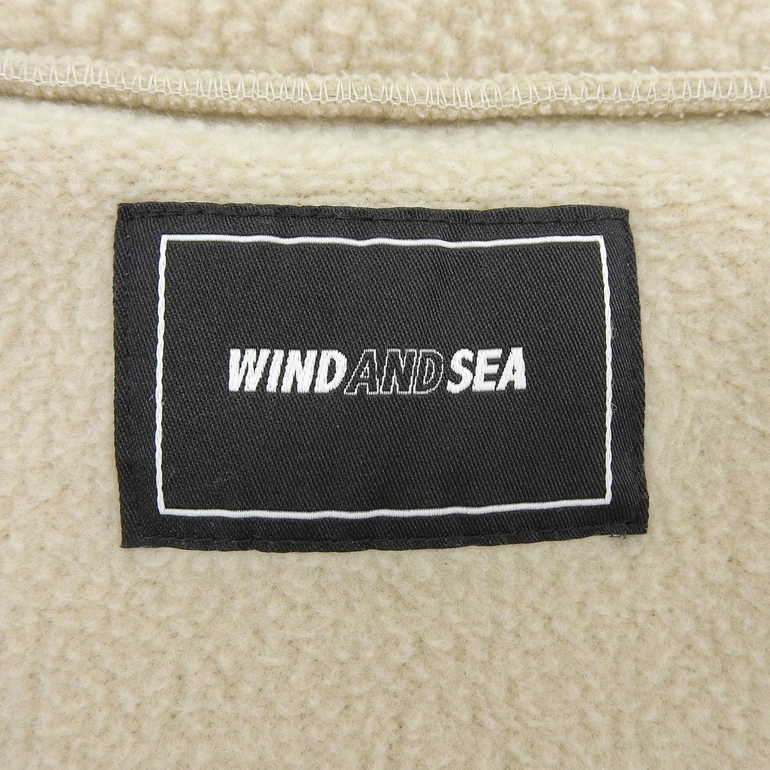 Excellent WIND AND SEA Best beige polyester mens M WDS-O-ATT-24-Q2-PLTB-03
