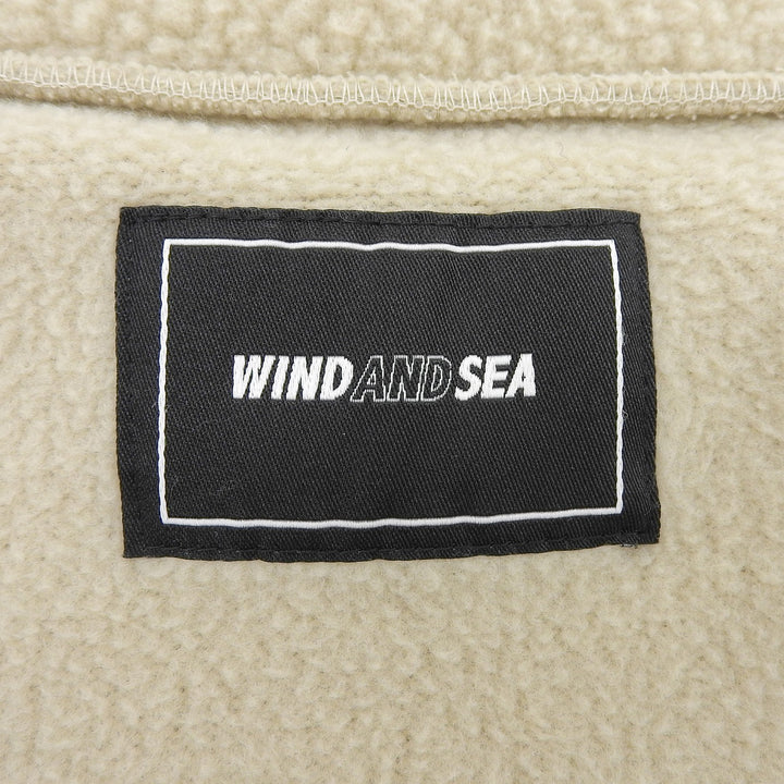 Excellent WIND AND SEA Best beige polyester mens M WDS-O-ATT-24-Q2-PLTB-03