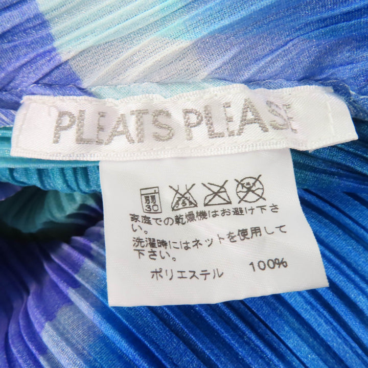 Great PLEATS PLEASE one piece Watercolor short sleeve Women 3 PP01-JT688