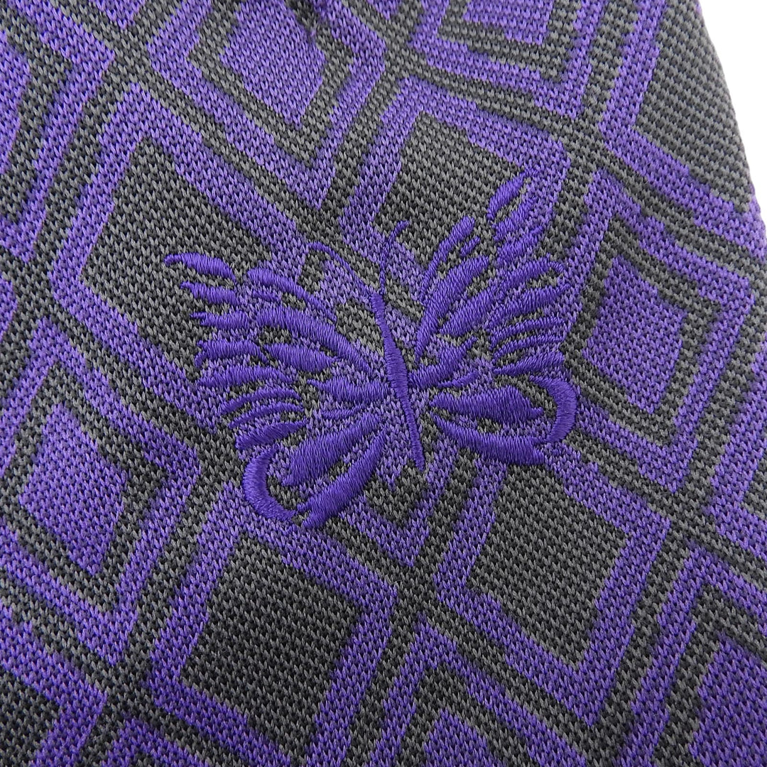 Excellent Needles Pants purple polyester mens XS FK202