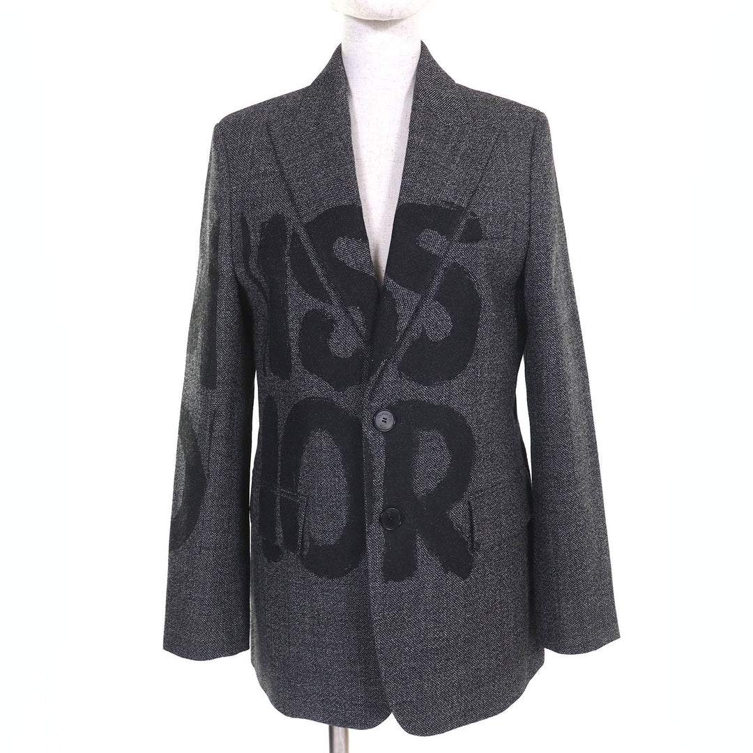 Excellent Christian Dior tailored jacket Miss Dior Graffiti End on End 40 451V18P1186