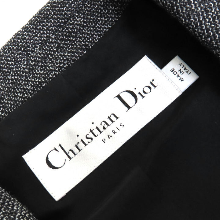 Excellent Christian Dior tailored jacket Miss Dior Graffiti End on End 40 451V18P1186