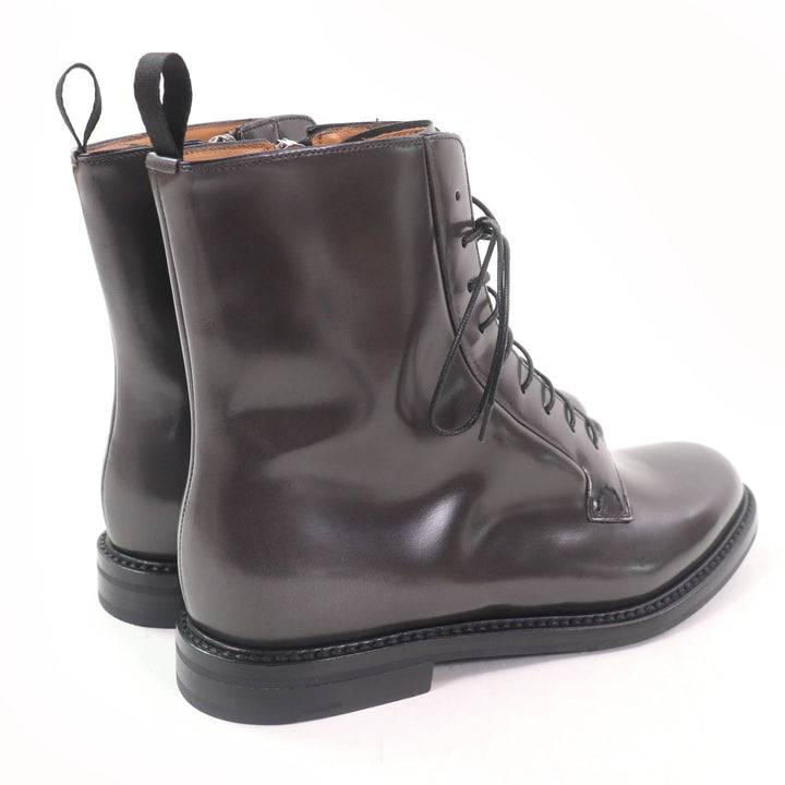 Pristine CHURCH'S short boots ALEXANDRA Side ZIP Leather Gray leather Women 37.5