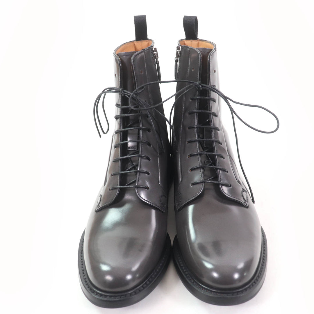 Pristine CHURCH'S short boots ALEXANDRA Side ZIP Leather Gray leather Women 37.5