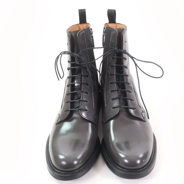 Pristine CHURCH'S short boots ALEXANDRA Side ZIP Leather Gray leather Women 37.5