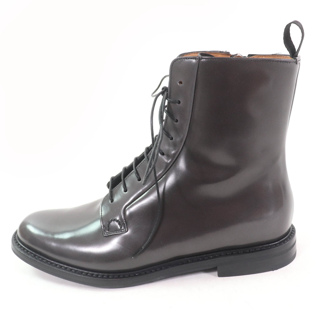 Pristine CHURCH'S short boots ALEXANDRA Side ZIP Leather Gray leather Women 37.5