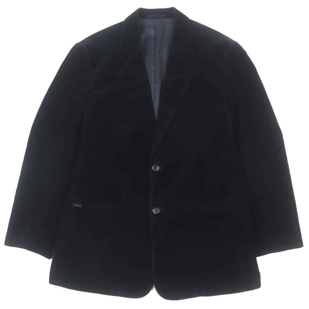 Great Papas tailored jacket black cotton mens M