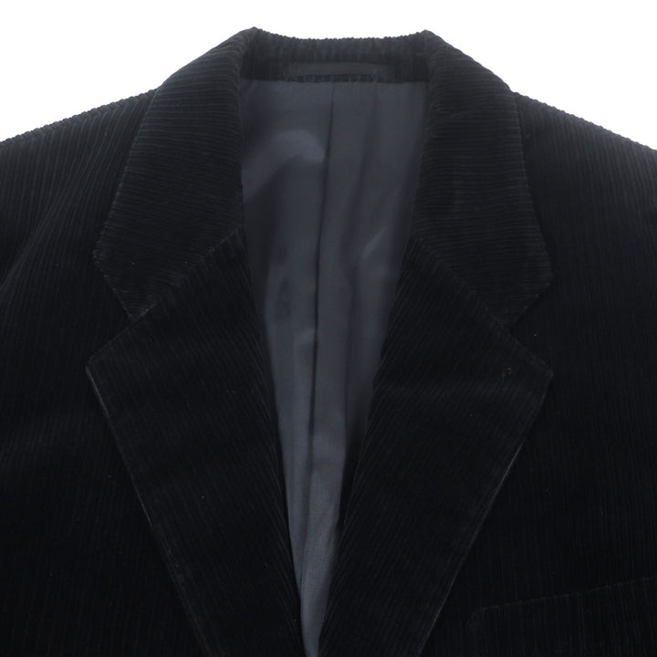 Great Papas tailored jacket black cotton mens M
