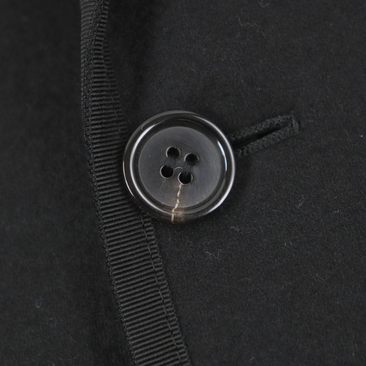 Excellent SAINT LAURENT PARIS tailored jacket black wool mens 44 687349