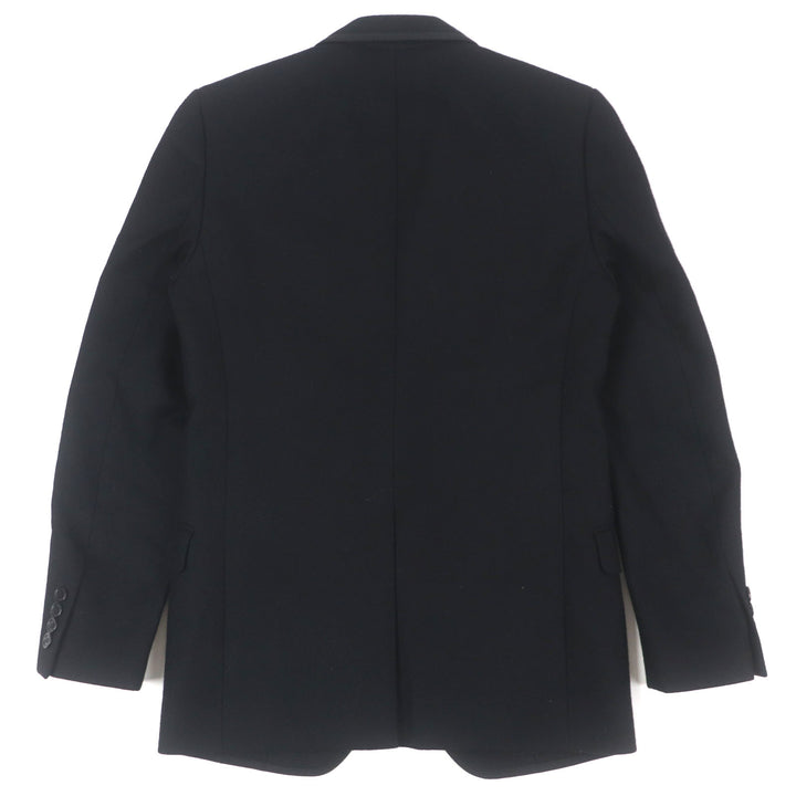 Excellent SAINT LAURENT PARIS tailored jacket black wool mens 44 687349