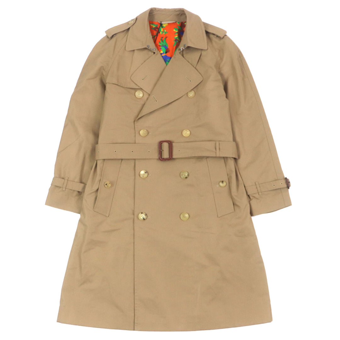 Great GUCCI trench coat beige cotton mens 46 452368