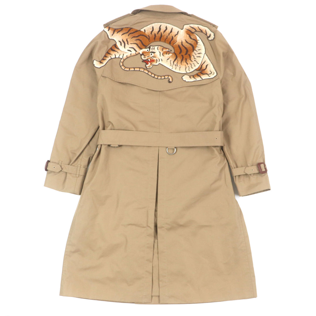 Great GUCCI trench coat beige cotton mens 46 452368