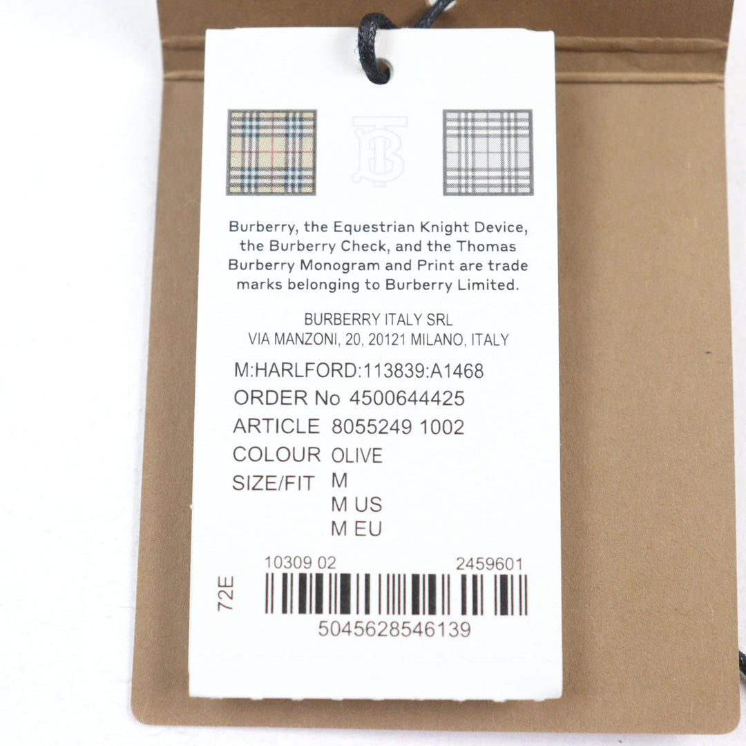 Great BURBERRY Short sleeve T-shirt HARLFORD Rubber logo Horseferry print M