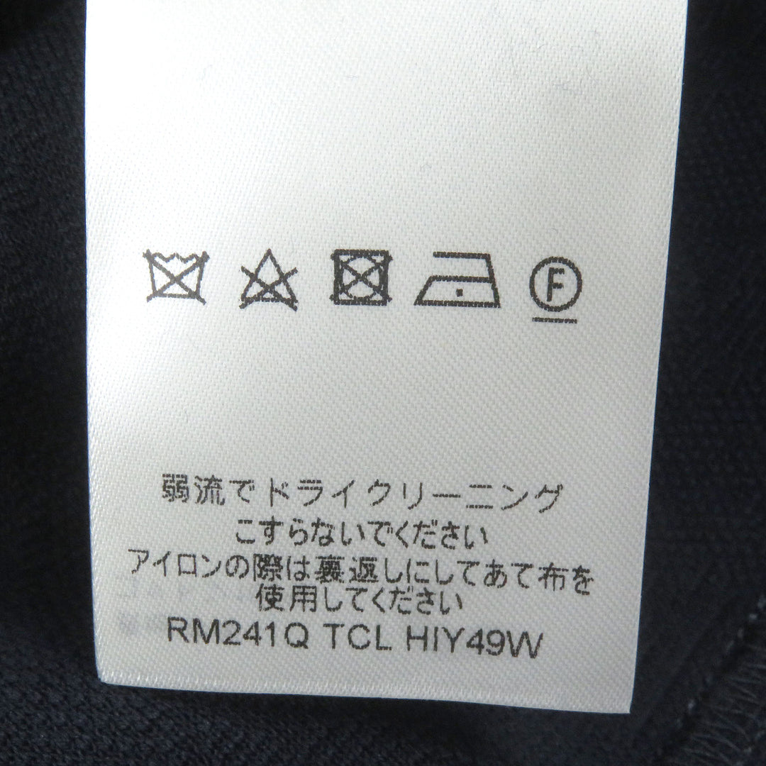 Pristine LOUIS VUITTON tops Piqu cotton T-shirt Monogram Navy cotton mens S