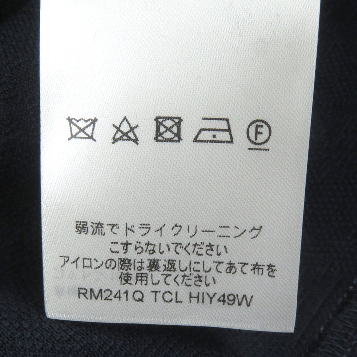 Pristine LOUIS VUITTON tops Piqu cotton T-shirt Monogram Navy cotton mens S