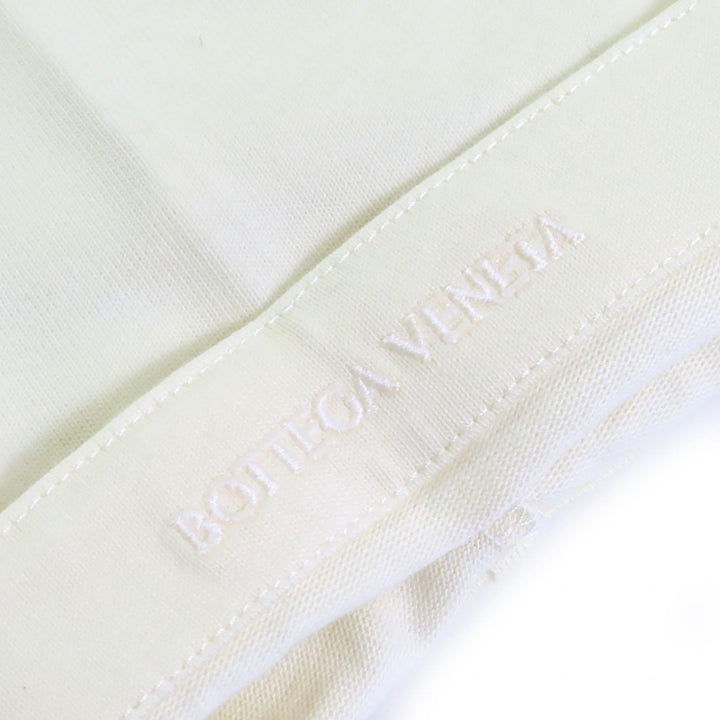 Great BOTTEGAVENETA Short sleeve T-shirt crew neck cropped Cream type XS 777597