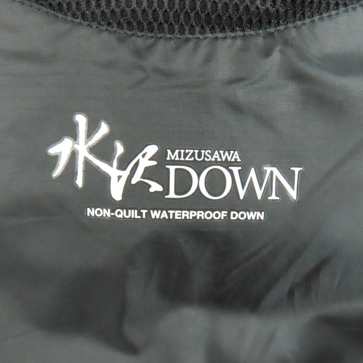 Great DESCENTE ALLTERRAIN　MIZUSAWA DOWN down coat black polyester mens S DAMQGK30U