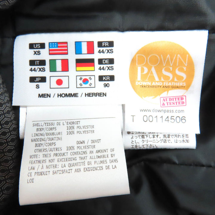 Great DESCENTE ALLTERRAIN　MIZUSAWA DOWN down coat black polyester mens S DAMQGK30U