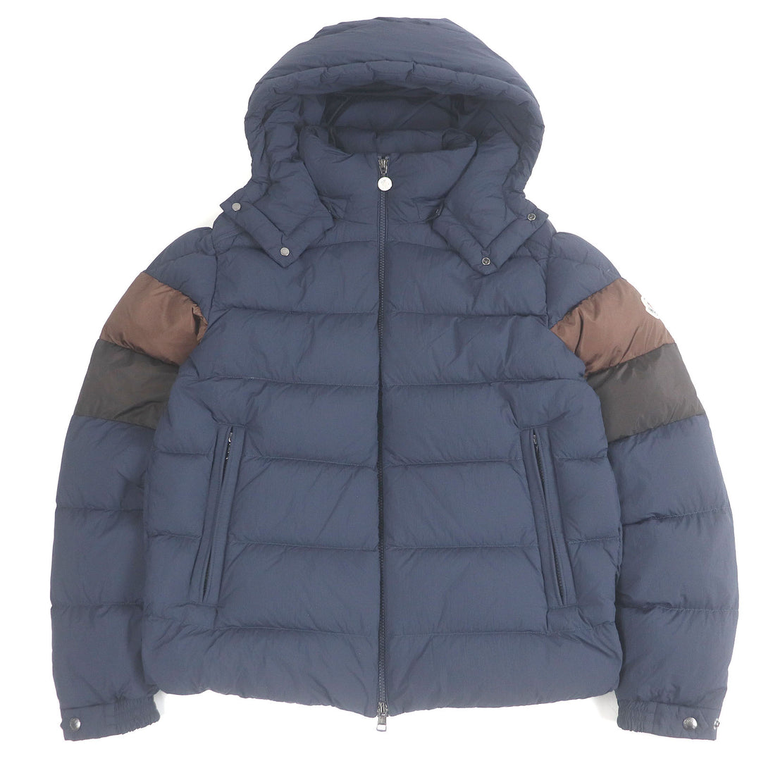 Great MONCLER Down jacket ENZIAN GIUBOTTO Navy brown Nylon mens 2