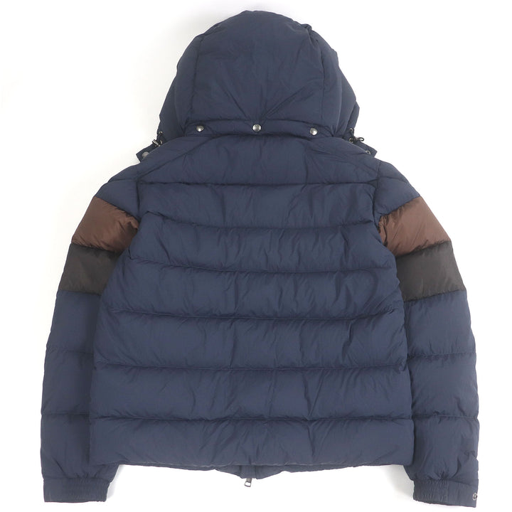 Great MONCLER Down jacket ENZIAN GIUBOTTO Navy brown Nylon mens 2