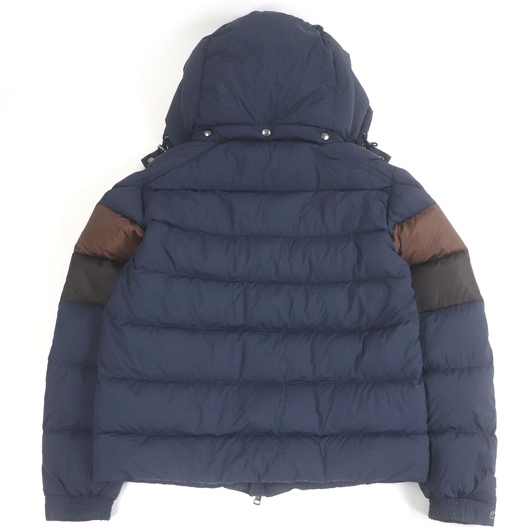 Great MONCLER Down jacket ENZIAN GIUBOTTO Navy brown Nylon mens 2