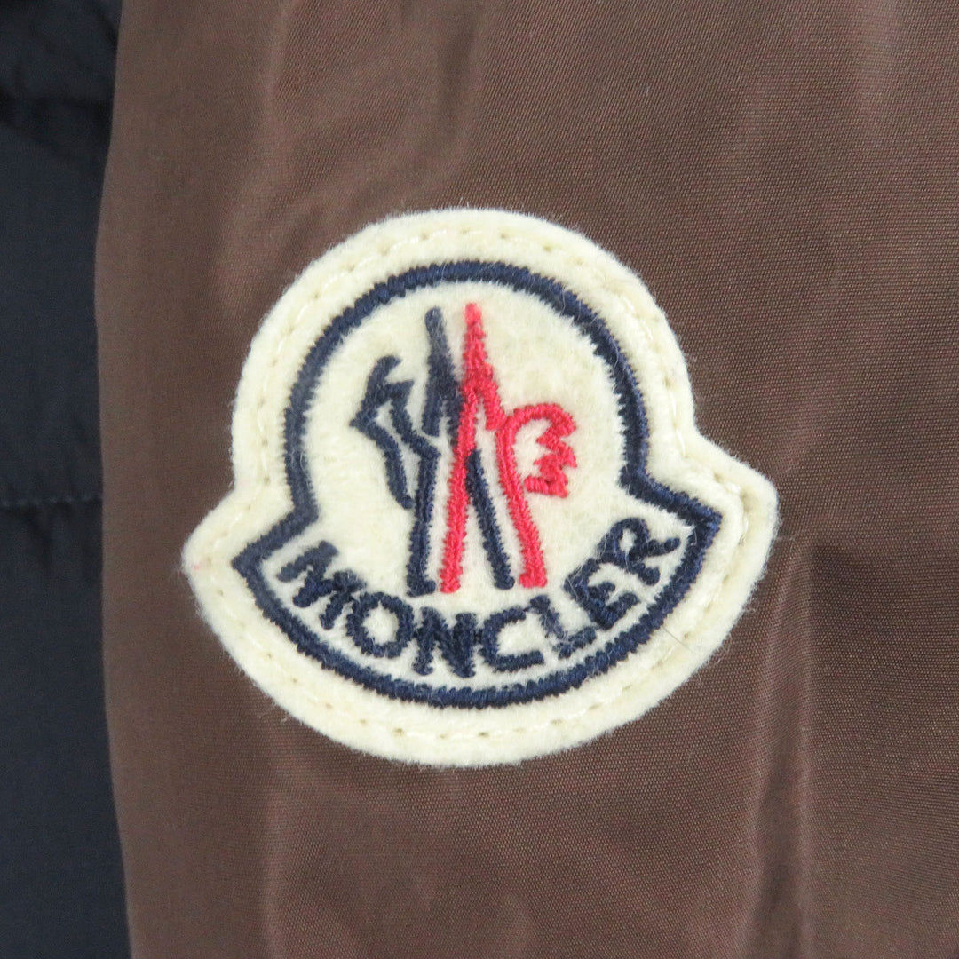 Great MONCLER Down jacket ENZIAN GIUBOTTO Navy brown Nylon mens 2