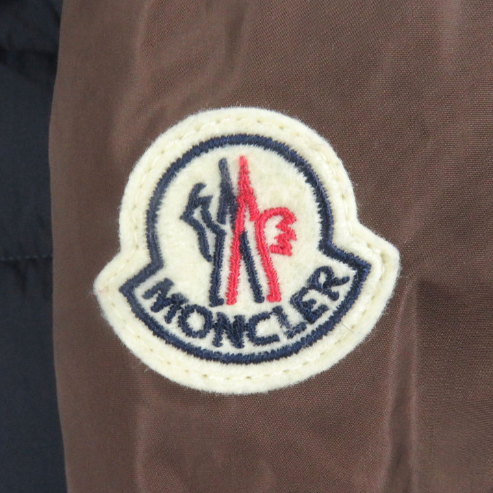 Great MONCLER Down jacket ENZIAN GIUBOTTO Navy brown Nylon mens 2