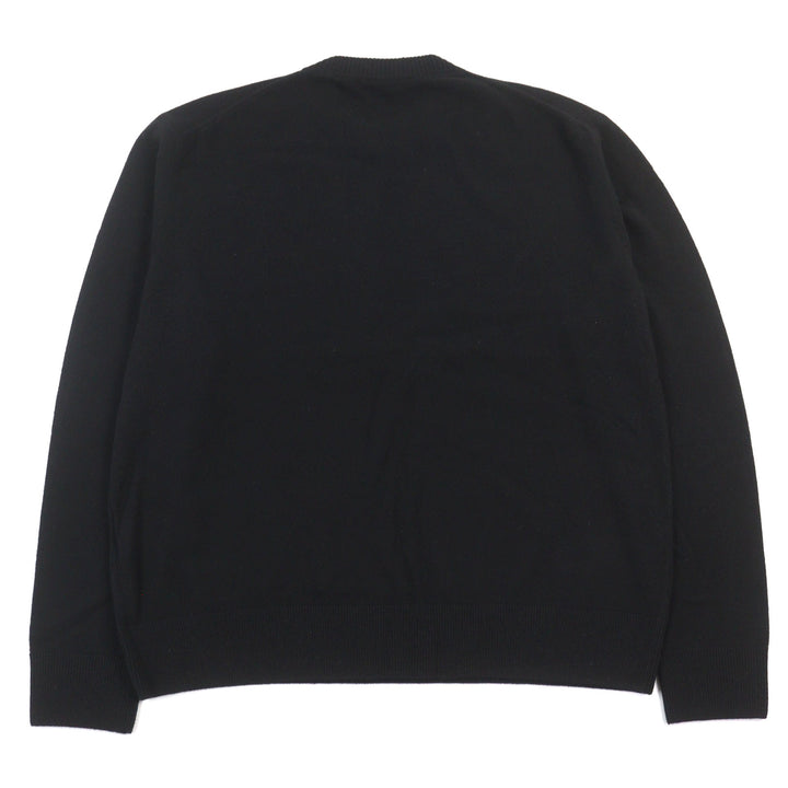 Great DIOR knit Archives Labels Embroidered Logo Crew Neck wool men L 513M663A2007
