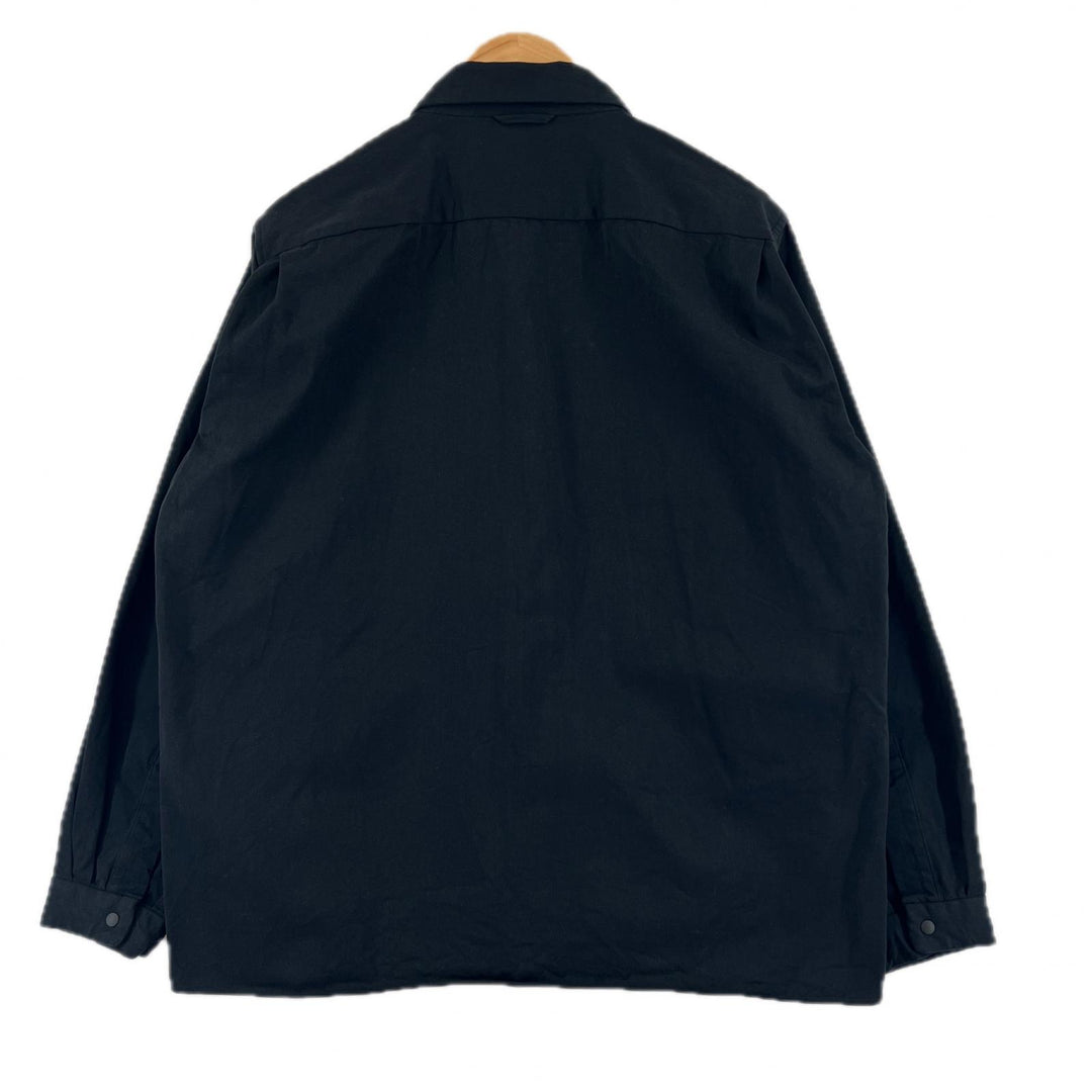 Great YAECA Long sleeve shirt Comfort shirt black cotton mens S 14127