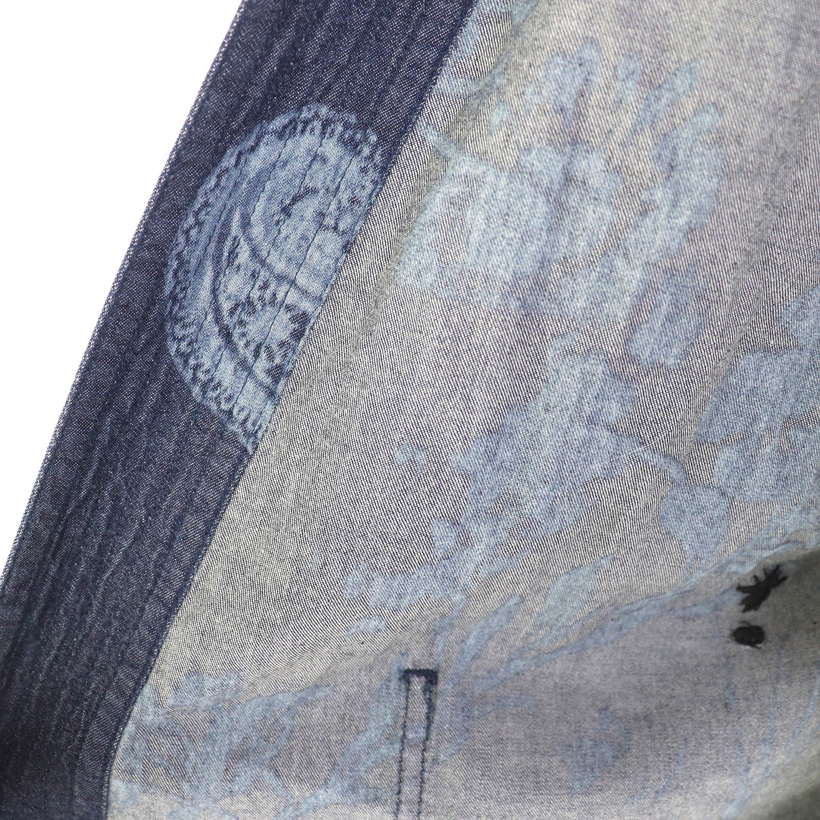 Excellent Christian Dior shirt Bee embroidery belted kimono-style