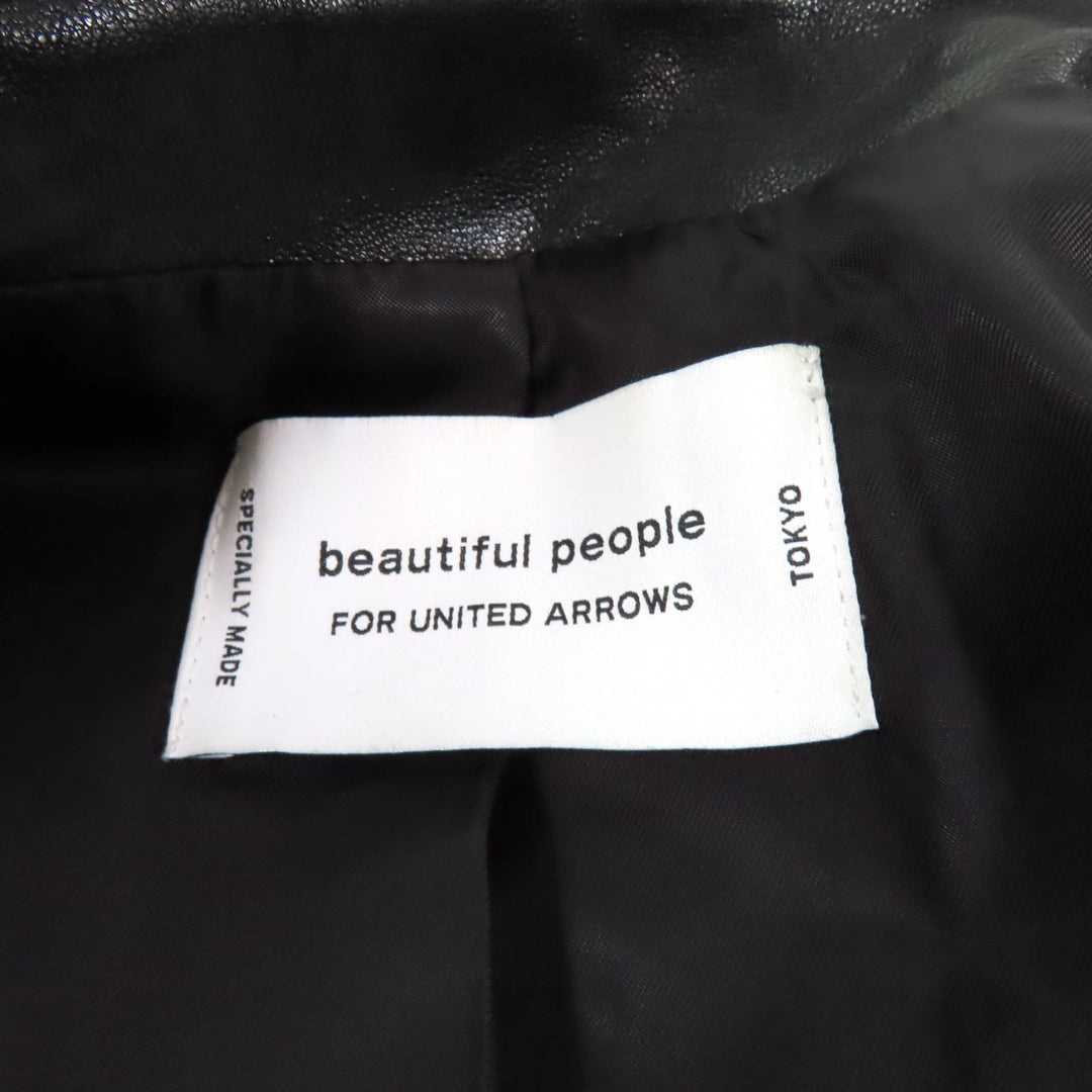 Great beautiful people Leather jacket United Arrows special order 1065402401
