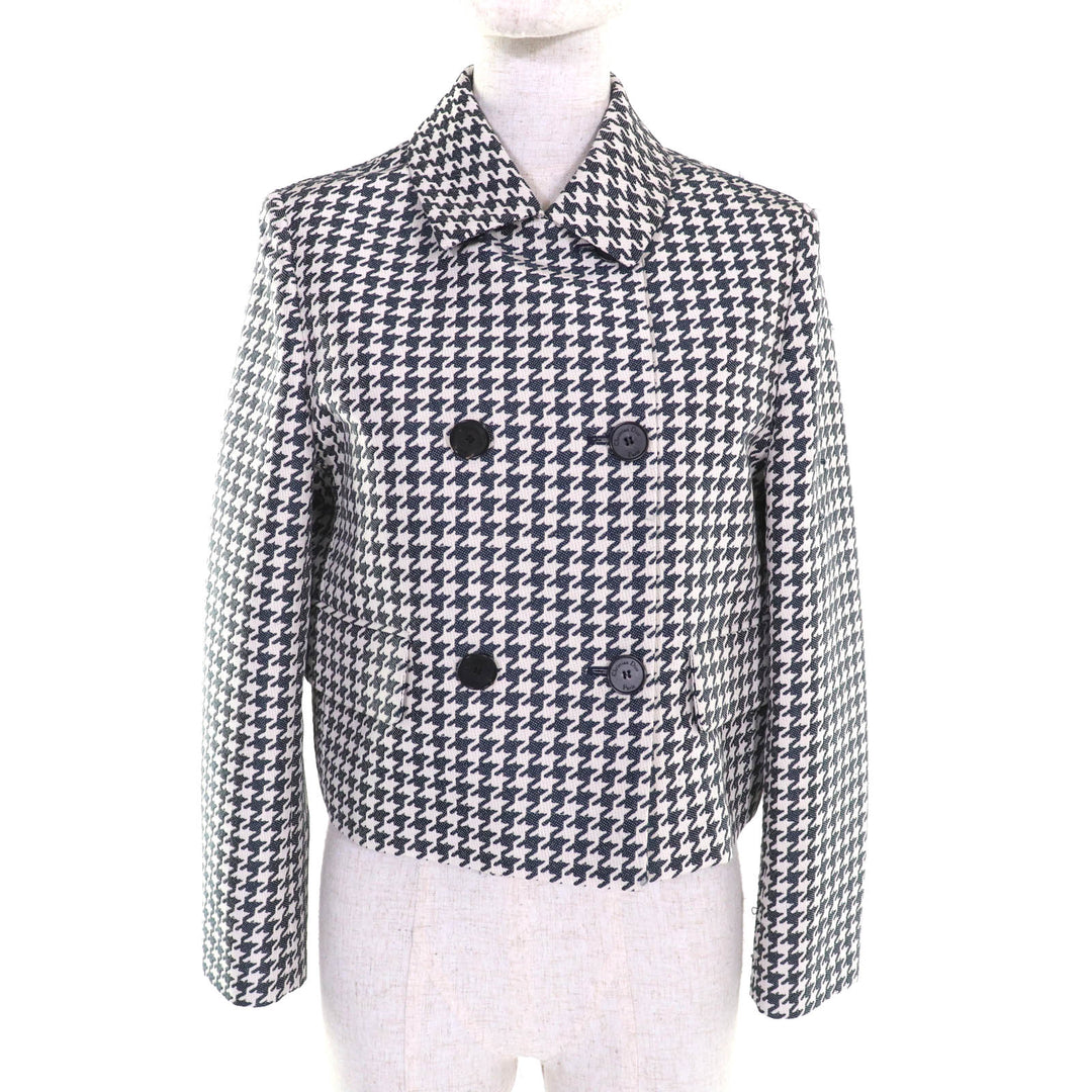 Christian Dior Jacket Navy Ivory cotton Women 40 211V07A3486