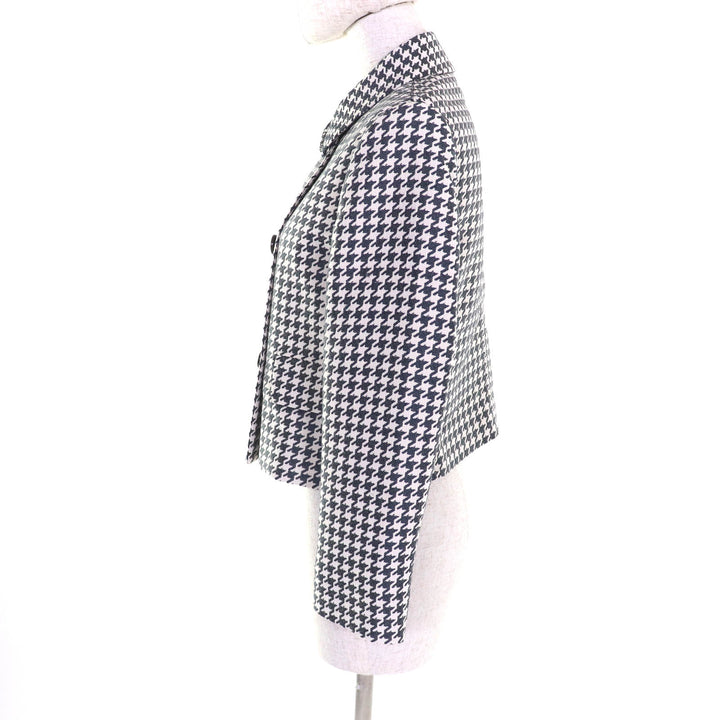 Christian Dior Jacket Navy Ivory cotton Women 40 211V07A3486
