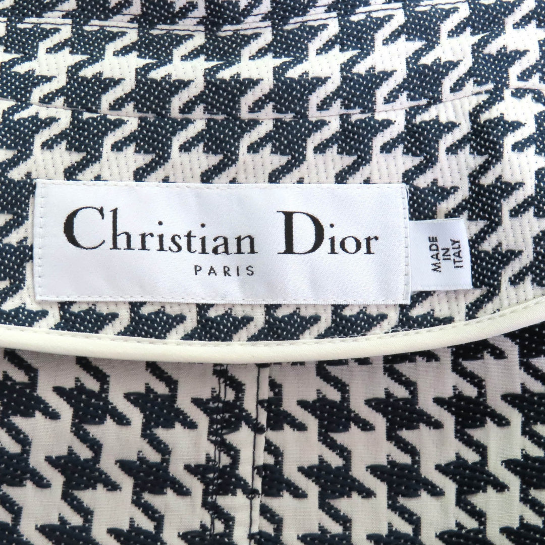 Christian Dior Jacket Navy Ivory cotton Women 40 211V07A3486