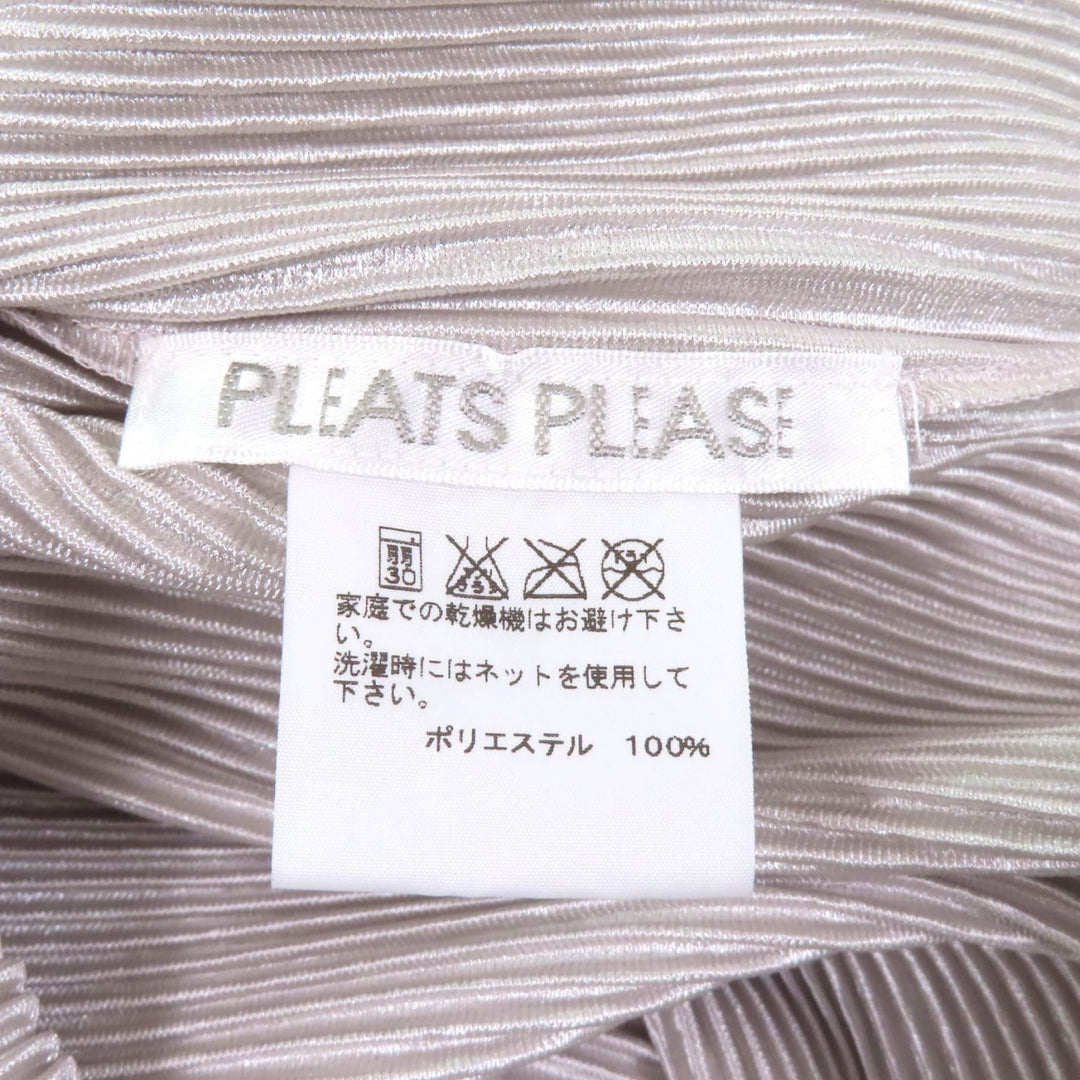 Excellent PLEATS PLEASE Tunic Pleated dress with contrasting design 3 PP31-FT275