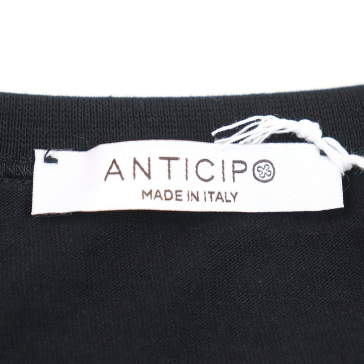 Pristine ANTICIPO Short sleeve T-shirt INZOLIA smooth cotton, V-neck, 44