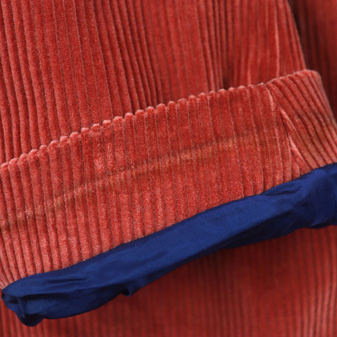 Excellent Brooks Brothers tailored jacket Orange cotton mens S