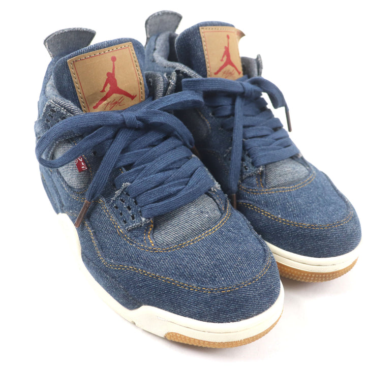 Very Good Nike Levis sneakers Air jordan 4 retro Indigo denim mens 8 A02571-401