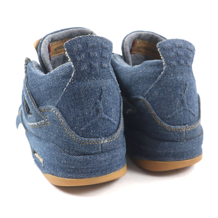 Very Good Nike Levis sneakers Air jordan 4 retro Indigo denim mens 8 A02571-401