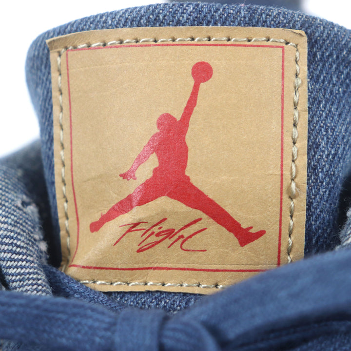 Very Good Nike Levis sneakers Air jordan 4 retro Indigo denim mens 8 A02571-401