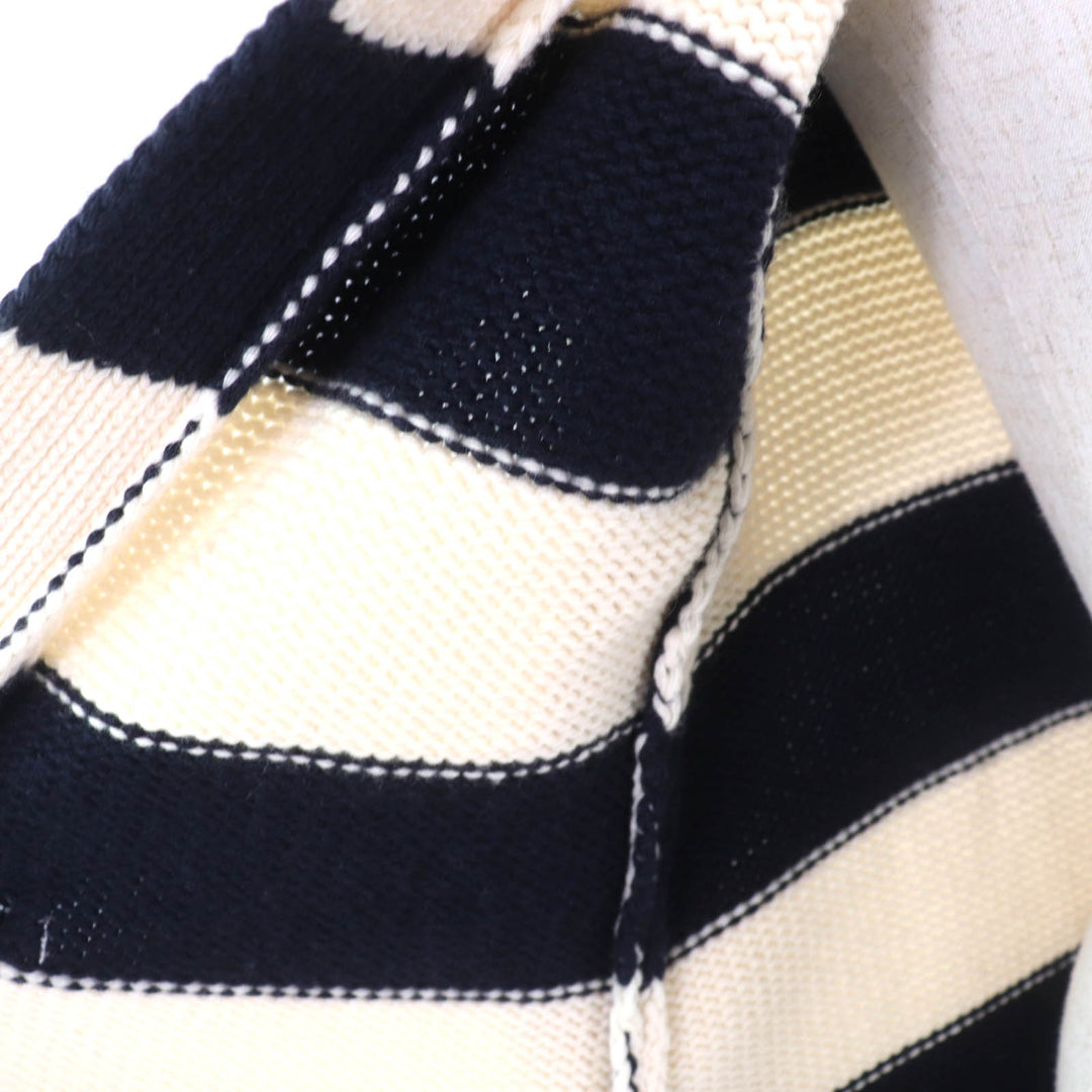 Christian Dior Duffel coat striped sailor collar knit 38 144M01AM318