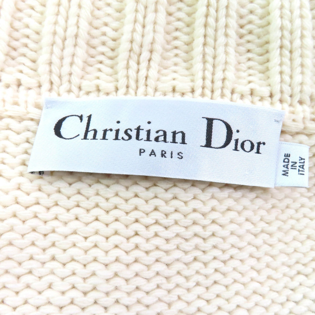 Christian Dior Duffel coat striped sailor collar knit 38 144M01AM318