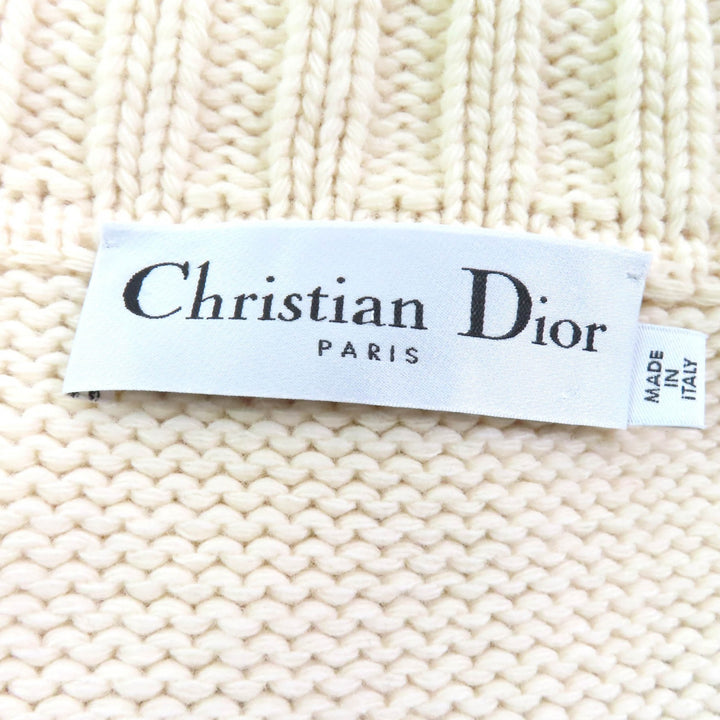 Christian Dior Duffel coat striped sailor collar knit 38 144M01AM318